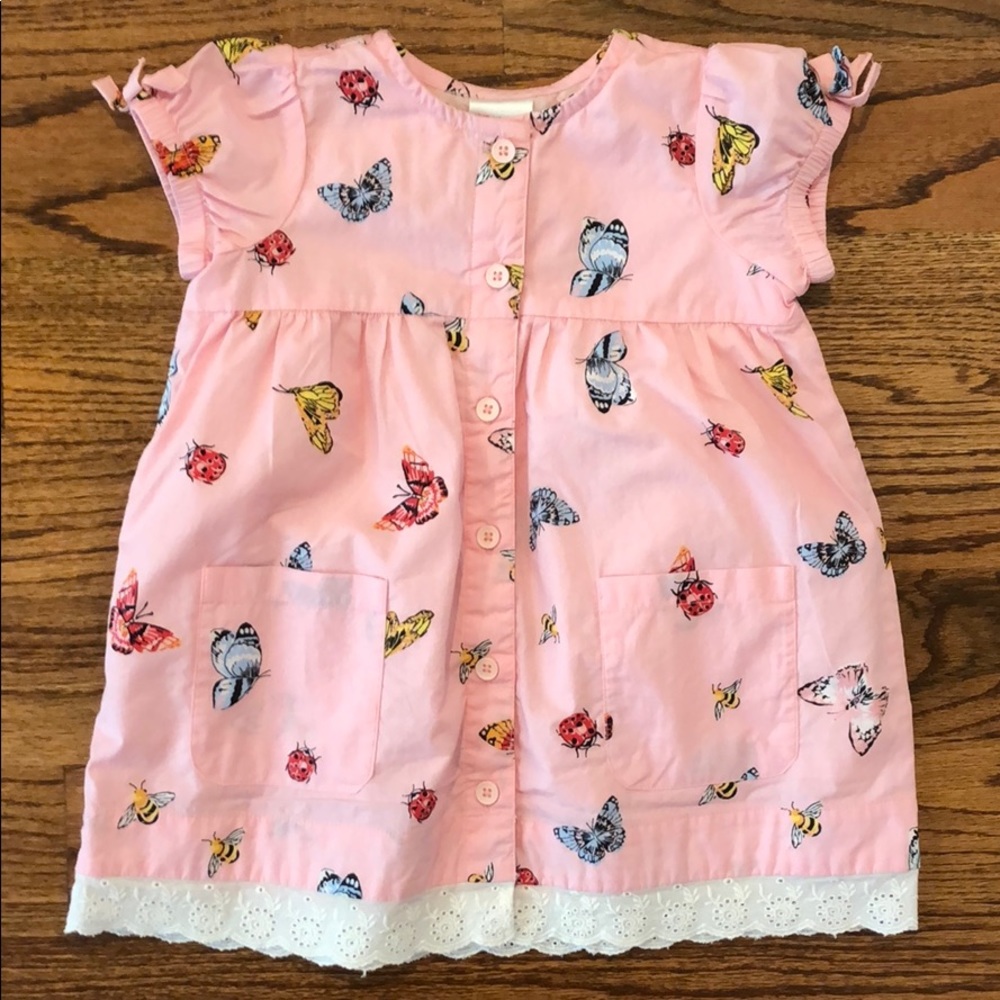 Hanna Andersson Butterfly Dress, 18-24 Months
